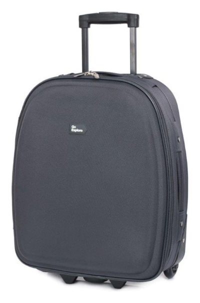 Go Explore - Small 2 Wheel Soft Case - Grey